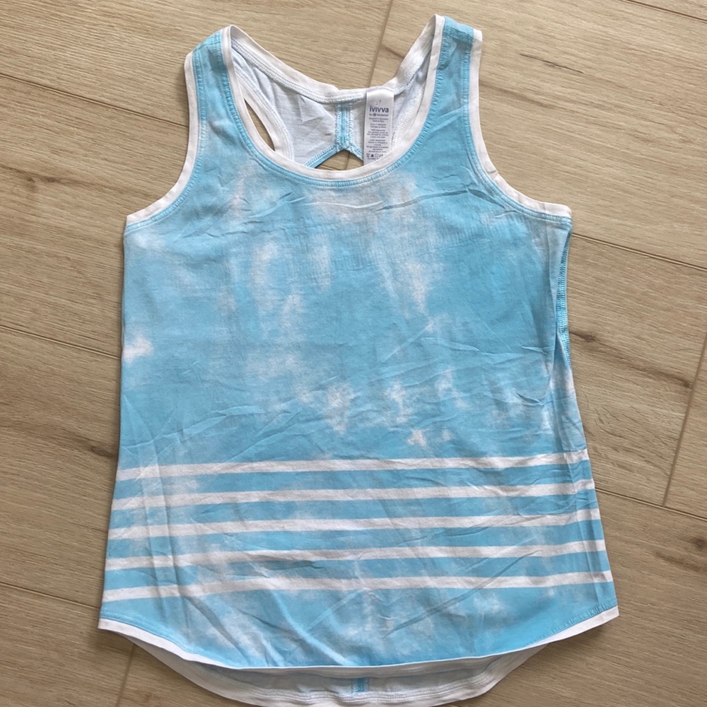 Ivivva by Lululemon tank top with racer back size 7